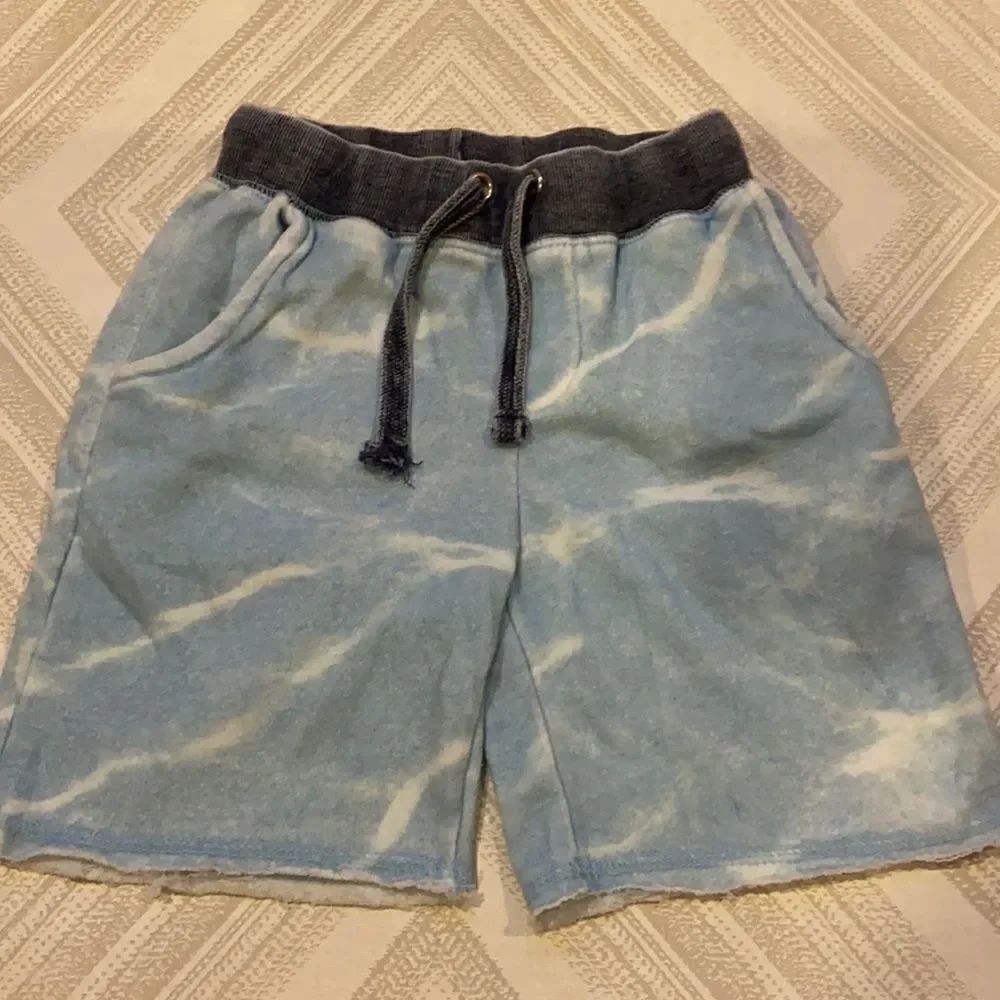 Vintage Havana Lt Blue Tie-Dye Boys Sweat Shorts